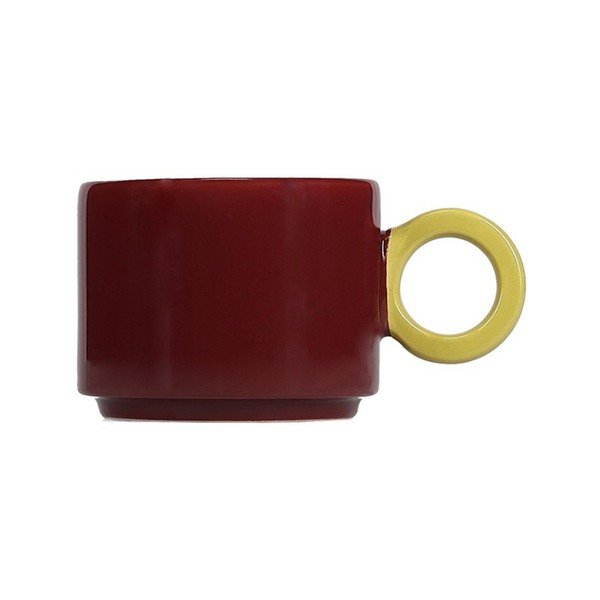 Bordowy kamionkowy kubek 280 ml Lou – ONA