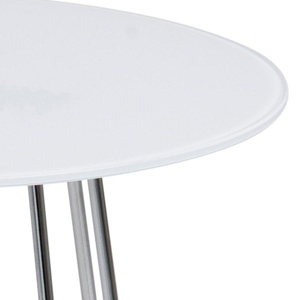 Biały stolik Actona Casia, ⌀ 40 cm-image-3