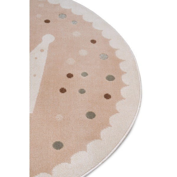 Beżowy dywan dziecięcy ø 100 cm Crown – Hanse Home-image-1