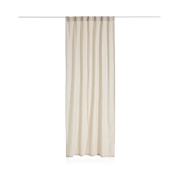 Beżowa bawełniana zasłona 140x270 cm Nolira – Kave Home