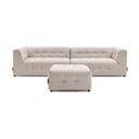 Beżowa sofa 324 cm Kleber – Bobochic Paris