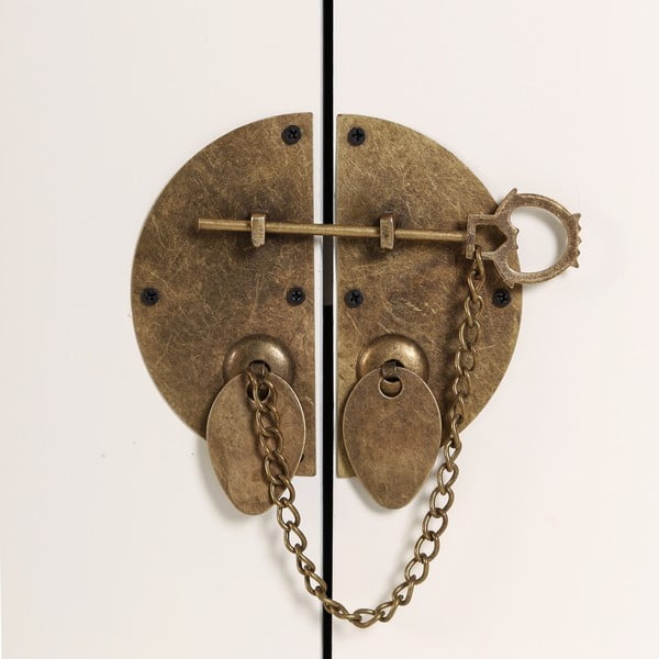 Biała niska komoda 130x50,5 cm Oriente – Ixia-image-1