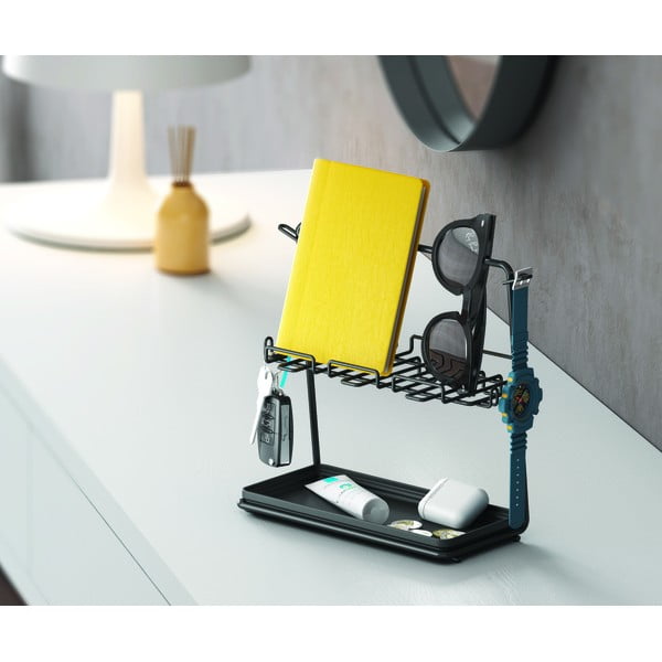 Czarny organizer biurowy My Pocket - Metaltex-image-4