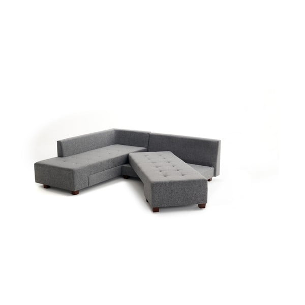 Szary rozkładany narożnik lewostronny Balcab Home Bailey-image-2