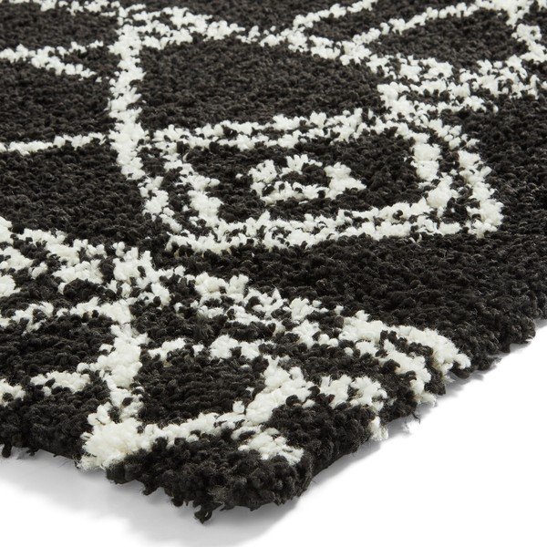 Czarny dywan Think Rugs Scandi Berber, 200x290 cm-image-3