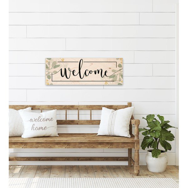 Dekoracja ścienna Styler Welcome, 25x70 cm-image-1
