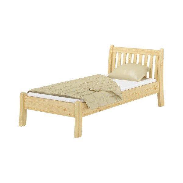 Łóżko jednoosobowe z litego drewna sosnowego 90x200 cm Tonja – Olivia Living