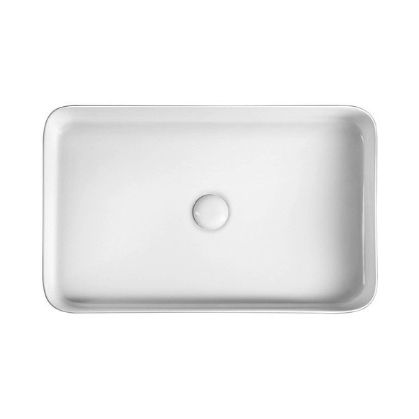 Biała umywalka ceramiczna Sapho Blade, 65x40 cm-image-2