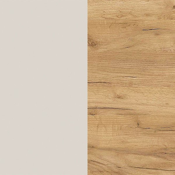 Kremowa szafka w dekorze dębu wisząca 93x52x29 cm Libbiano – Germania-image-3