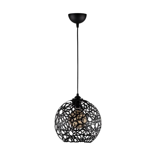 Czarna lampa wisząca ø 25 cm Fellini – Opviq lights-image-3
