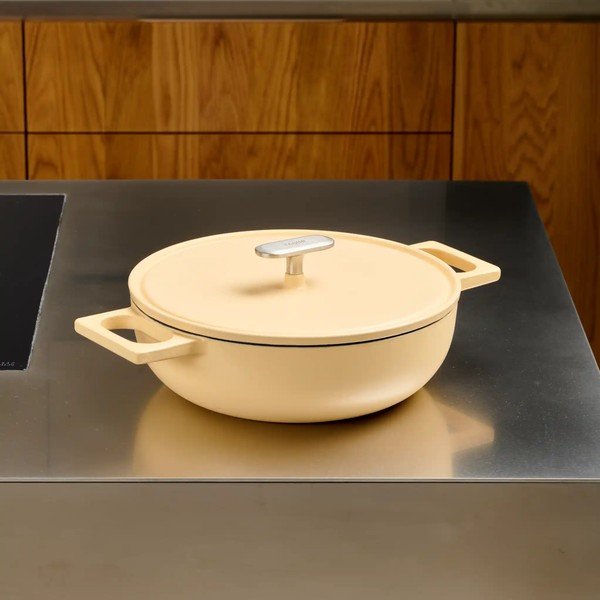 Patelnia z pokrywką żeliwna ø 26 cm tegame Mattia 3.0 – FABINI-image-1