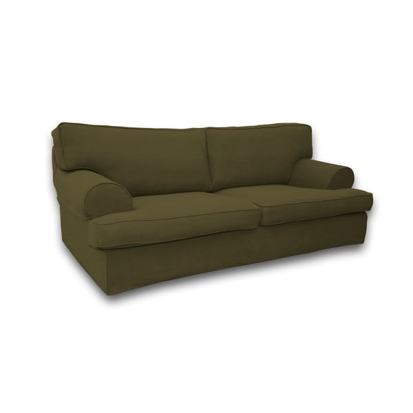 Zielona sofa czteroosobowa Rodier Merino