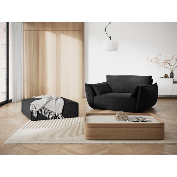 Ciemnoszary fotel Vanda – Mazzini Sofas-image-1