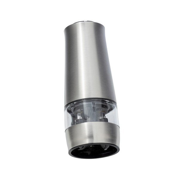 Podwójny młynek do soli i pieprzu w srebrnym kolorze Wenko Mill-image-3