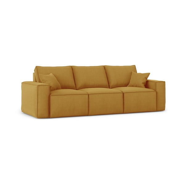 Żółta sofa Cosmopolitan Design Miami, 245 cm-image-2