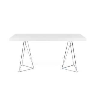 Biały stół do jadalni TemaHome Trestle, dł. 180 cm