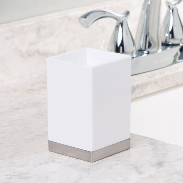 Biały organizer na kosmetyki iDesign Clarity-image-2