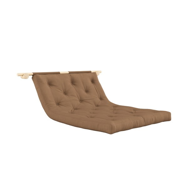 Brązowa rozkładana sofa 135 cm Hooked – Karup Design-image-3