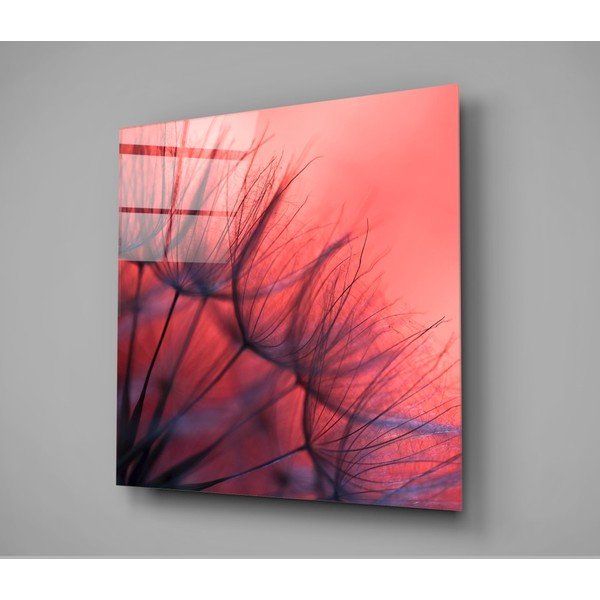 Szklany obraz Insigne Red Dandelion, 40x40 cm-image-3