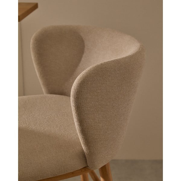 Beżowy hoker (wysokość siedziska 75,5 cm) Ciselia – Kave Home-image-3