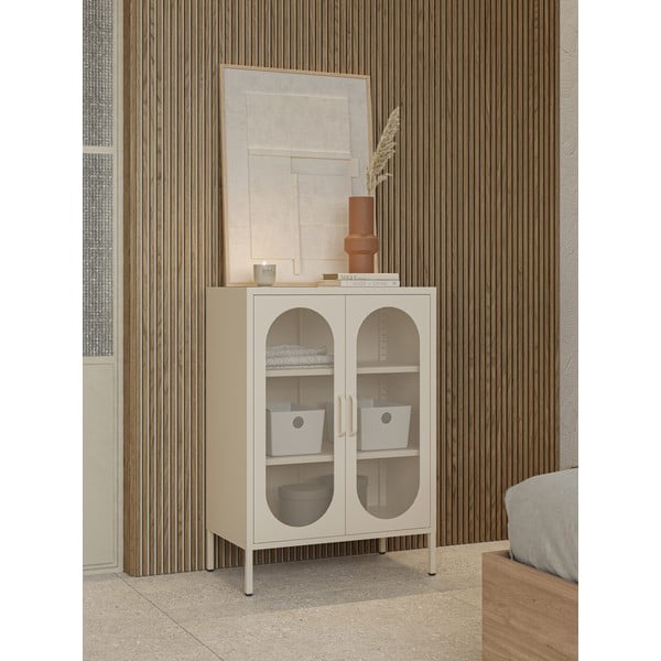 Kremowa szafka 70x100 cm Diora – Marckeric-image-1