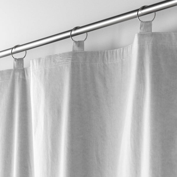 Jasnoszara zasłona 130x230 cm – douceur d'intérieur-image-1