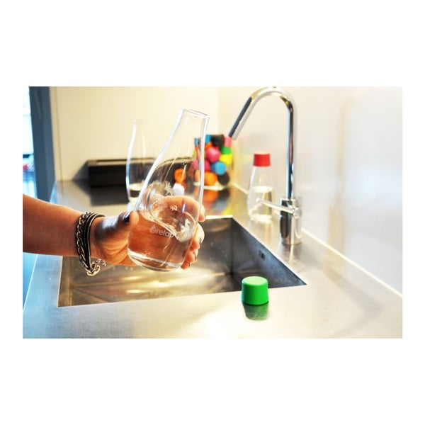 Jasnoniebieska butelka ze szkła ReTap, 800 ml-image-3