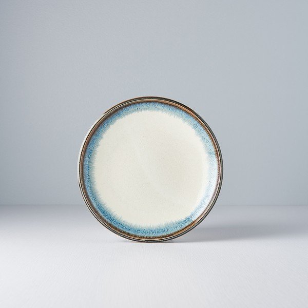 Biały talerzyk ceramiczny MIJ Aurora, ø 20 cm-image-1