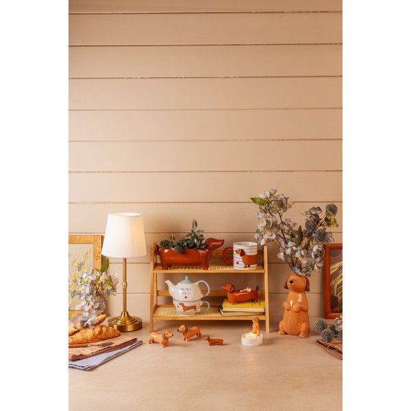 Ceramiczna osłonka na doniczkę Sausage Dog – Sass & Belle-image-1