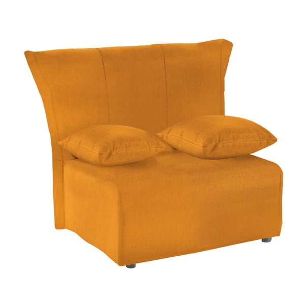 Żółty fotel rozkładany 13Casa Cedro