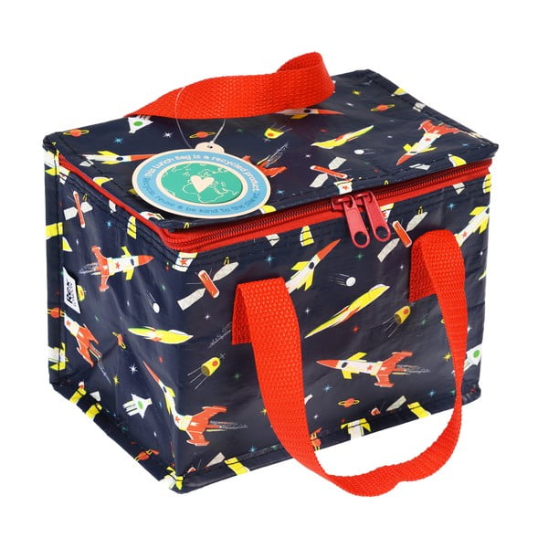 Ciemnoniebieska torba termiczna Space Age Rocket – Rex London-image-3