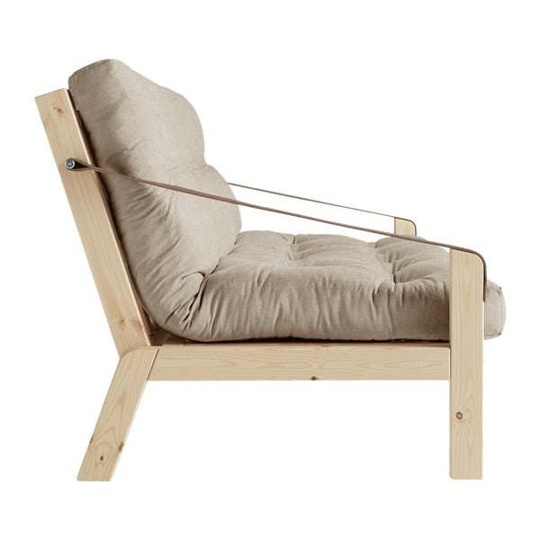 Sofa rozkładana z lnianym obiciem Karup Design Poetry Natural/Linen-image-4