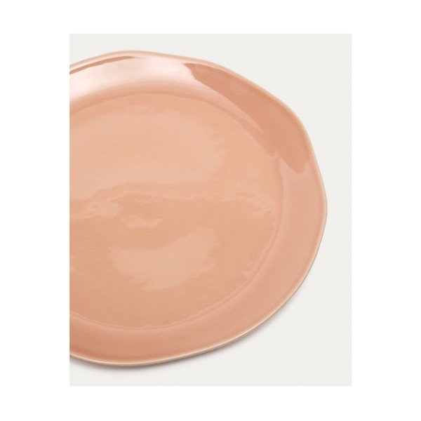 Jasnoróżowy ceramiczny talerz ø 27 cm Tiraya – Kave Home-image-3