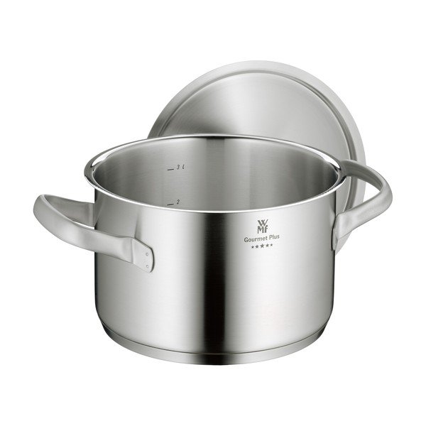 Nierdzewny garnek z pokrywką WMF Cromargan® Gourmet Plus, ⌀ 20 cm-image-4