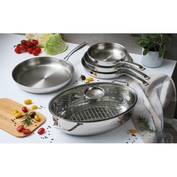 Patelnia ze stali nierdzewnej ø 24 cm – Brandani-image-1