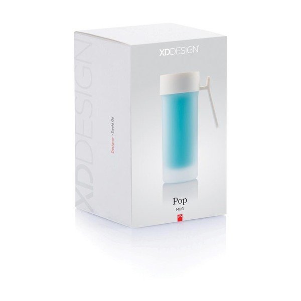 Niebieski kubek termiczny XD Design Pop, 275 ml-image-4