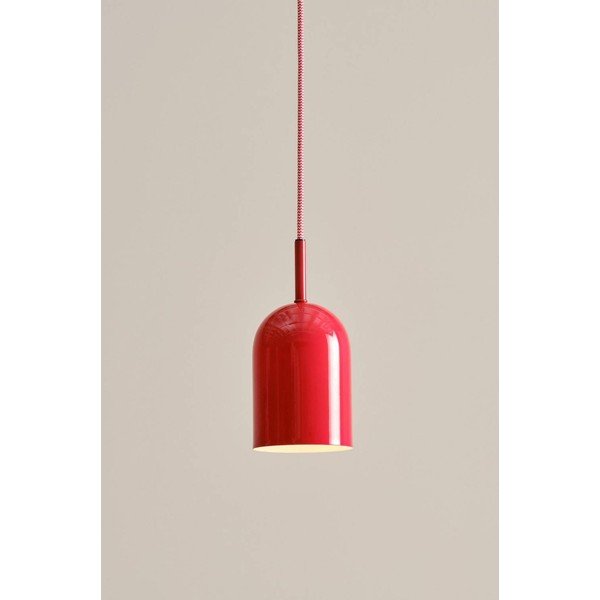 Czerwona metalowa lampa wisząca ø 10 cm Ara – Jotex-image-1