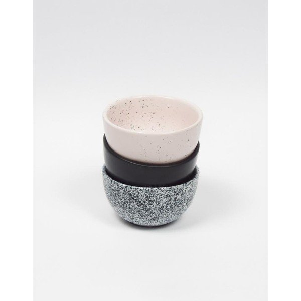 Jasnoróżowy kamionkowy szeroki kubek ÅOOMI Dust, 200 ml-image-2