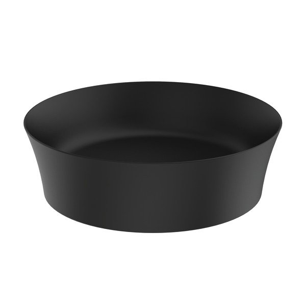 Ceramiczna okrągła umywalka w kolorze matowej czerni ø 40 cm Ipalyss – Ideal Standard