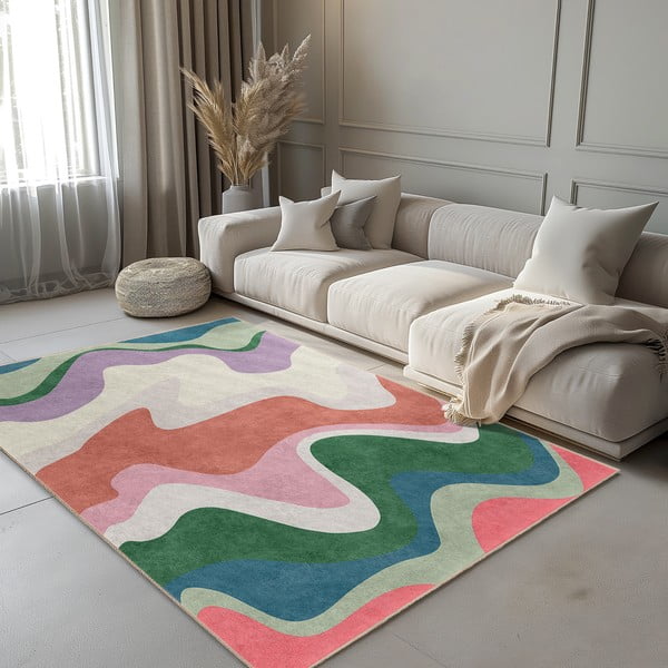 Chodnik odpowiedni do prania 80x200 cm Squiggly Breeze – Mila Home-image-1