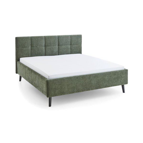 Tapicerowane łóżko dwuosobowe bez stelaża 180x200 cm w kolorze khaki Nova – Meise Möbel
