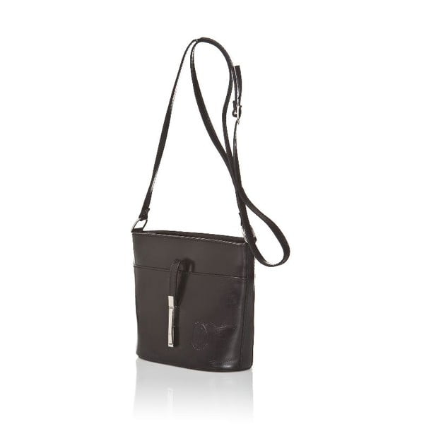 Czarna skórzana torebka Markese Severina-image-2