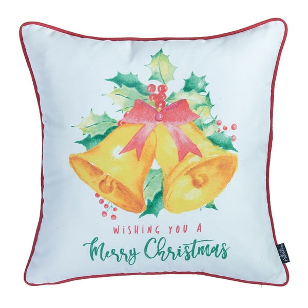 Poszewka na poduszkę z motywem świątecznym Apolena Honey Bells, 45x45 cm