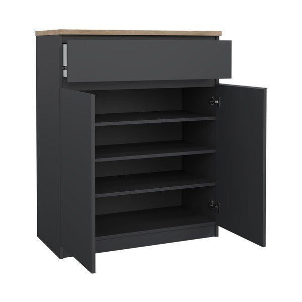 Ciemnoszara komoda 80x100x40 cm Naia – Tvilum-image-2