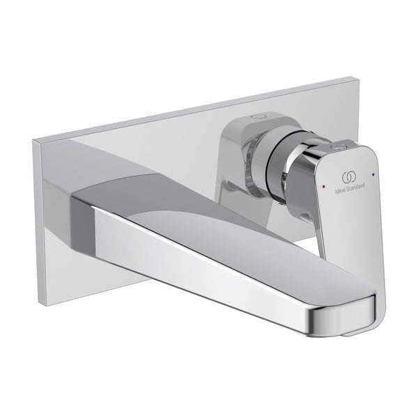 Podtynkowa bateria umywalkowa w kolorze srebra z połyskiem Ceraplan – Ideal Standard