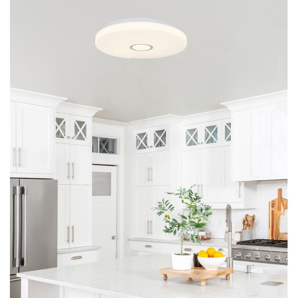 Biała lampa sufitowa LED 38x38 cm Sunny – Candellux Lighting-image-1