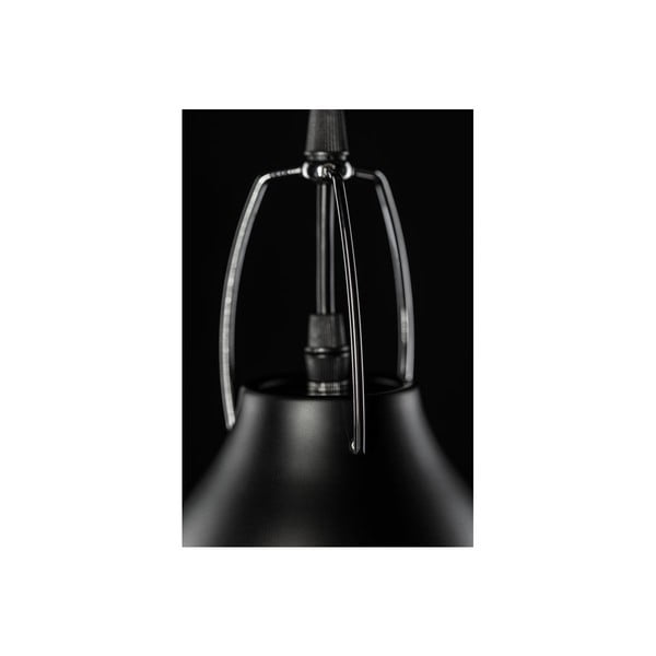 Czarna lampa wisząca z metalowym kloszem Orient – GTV-image-2