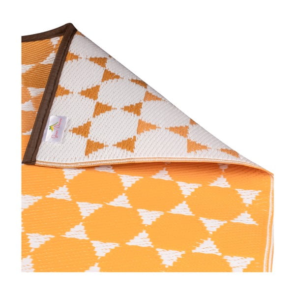 Pomarańczowy dywan zewnętrzny Green Decore Hexagon, 90x150 cm-image-4