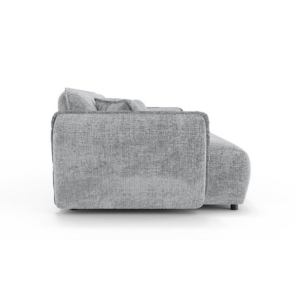 Jasnoszara sofa z tkaniny szenilowej 250 cm Nelia Big – Ropez-image-3