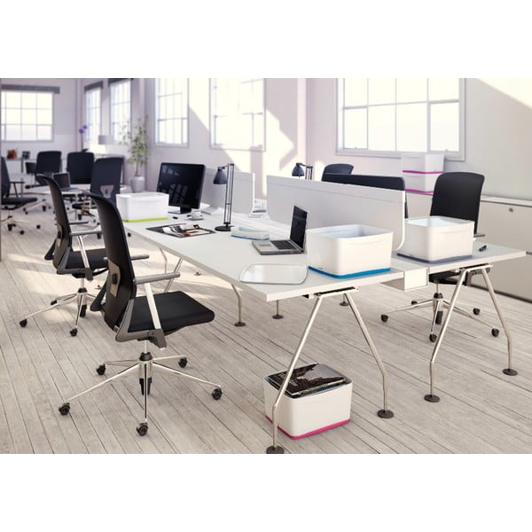 Biały/niebieski plastikowy pojemnik z pokrywką 32x38.5x20 cm MyBox – Leitz-image-3